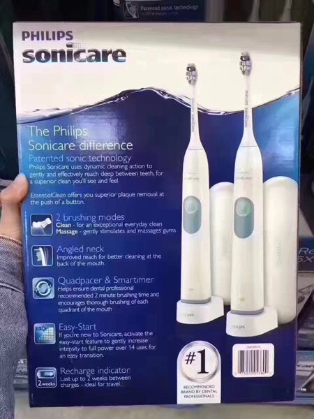美国代购philips sonicare飞利浦简洁版超声波电动牙刷2只装|ruв категории личный уход/Здравоохранение/массажное оборудование, полости рта, электрическая зубная щетка - от Buy2taobao.com для оказания профессиональной услуги покупки агента Taobao