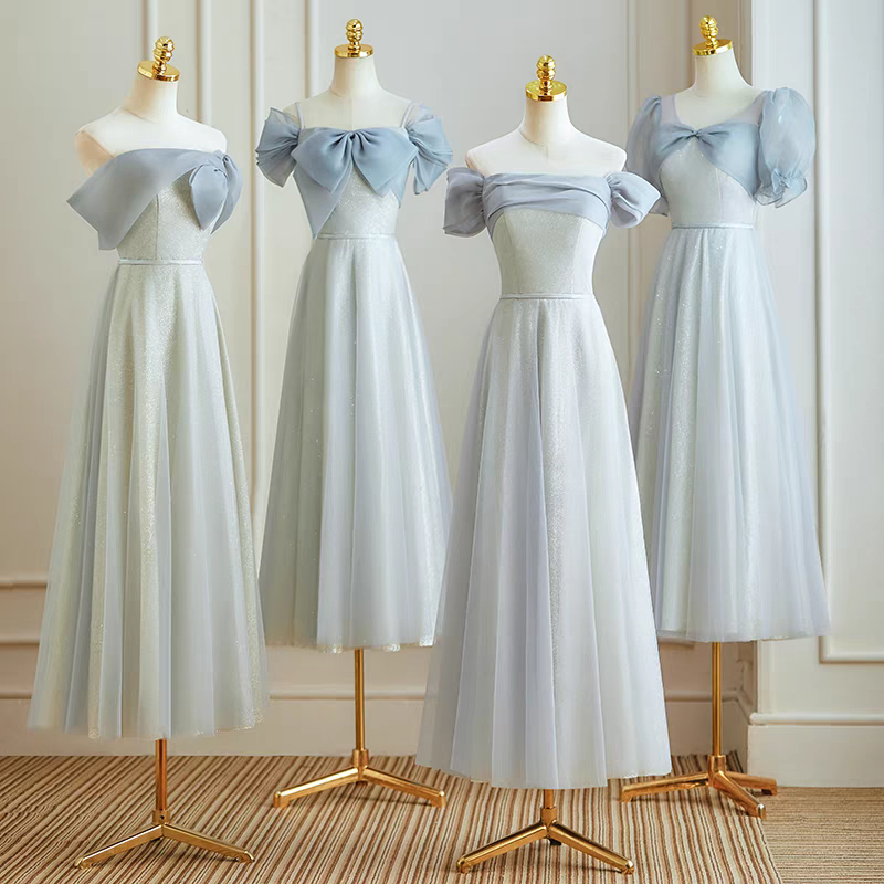 出租赁借伴娘服2025新款婚礼姐妹团气质优雅显瘦小个子小众礼服裙