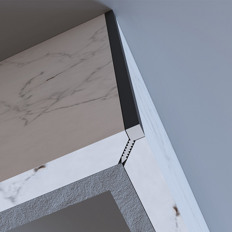 持雍收边条瓷砖阳角护墙角封边条包边墙护角黑色收口压条铝合金属