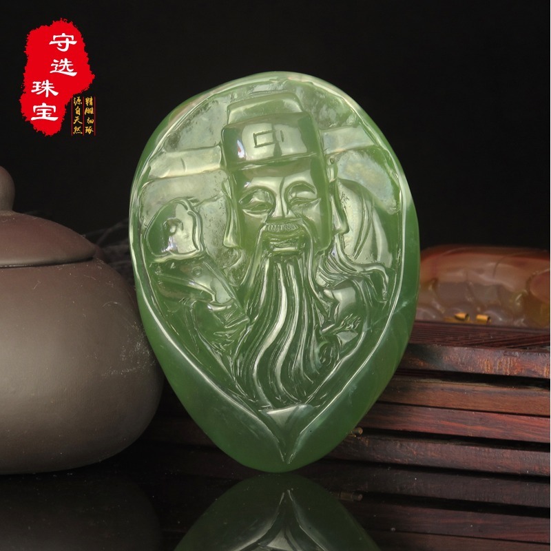 天然岫玉把玩件葫芦白菜原石