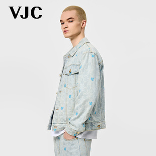 VJC/威杰思时尚牛仔衫外套