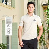 威杰思25夏季 VJC 新品 男装 T恤简约Polo衫 翻领短袖 热销多色