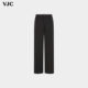 直筒黑色简约时尚 威杰思 2025年秋冬新款 休闲裤 VJC 长裤