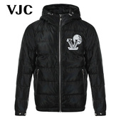 炫彩绣花 VJC 秋冬男装 羽绒服鹅绒亮面时尚 保暖外套90含量时尚