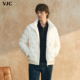 渐变绣花 VJC 威杰思2025秋冬新款 男装 渐变刺绣90鹅绒羽绒服