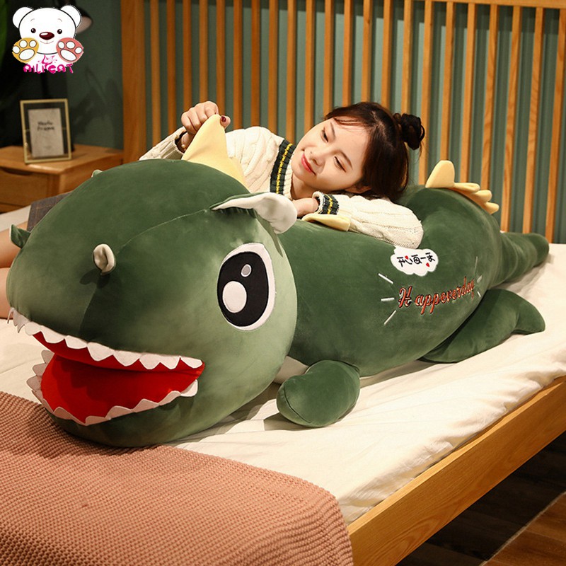 大恐龙睡觉抱枕柔软不掉毛