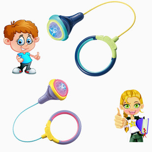 Мигающая крутящаяся трендовая игрушка для прыжков