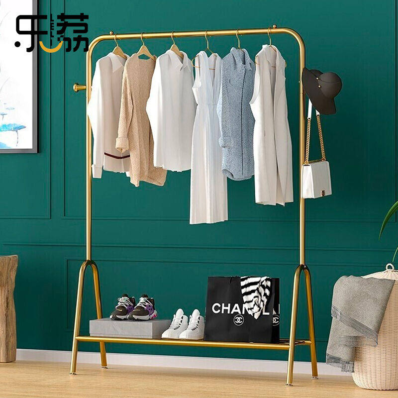2023乐荔晾衣架衣架落地衣架单杆落地式挂衣架卧室衣帽架阳台置物怎么看?