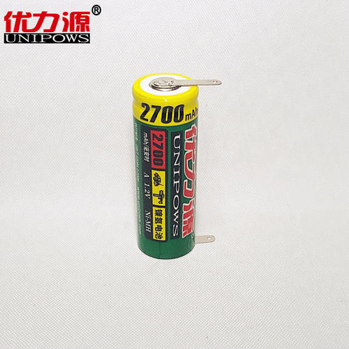 Unipows优力源电池镍氢A型电池 2700mAh 17500平头电池 1.2