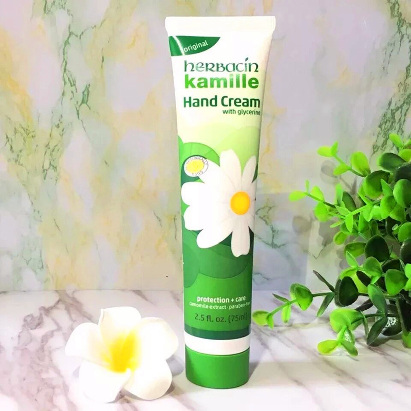 德国贺本清herbacin 小甘菊洋甘菊wuta kamille 75ml小菊花护手霜
