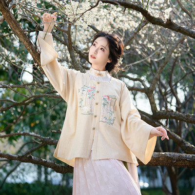 春和景明明制汉服国风上衣日常