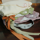 素日常款 海棠花佩 汉元 春秋国风宋裤 百搭 清水溪改良汉服女圆领衫