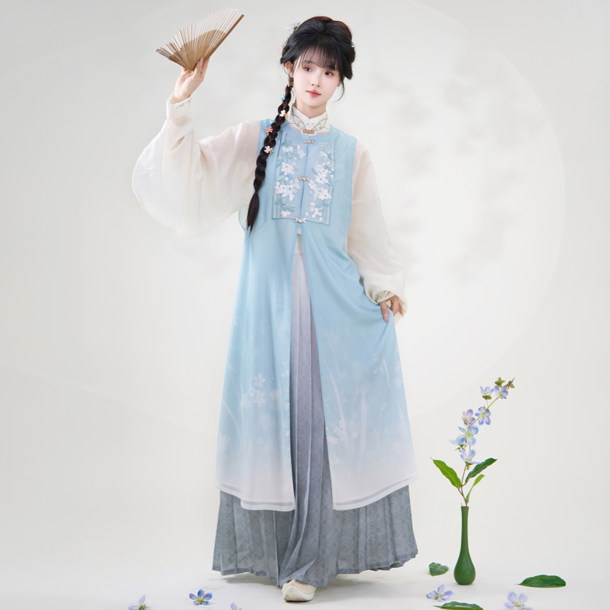 一帘疏影国风汉服套装