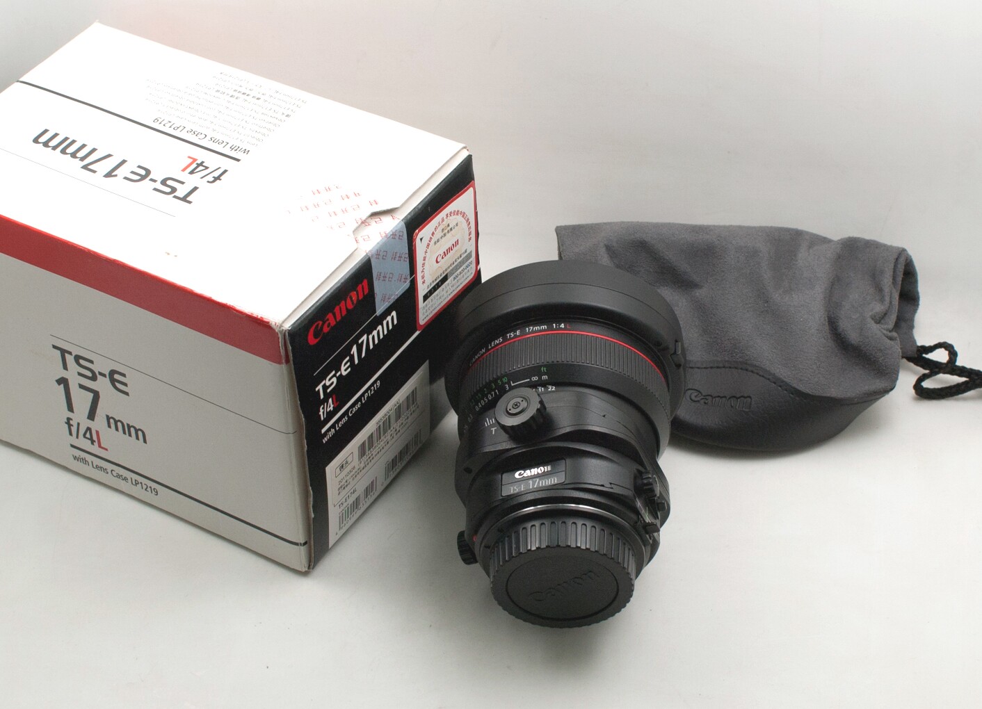 佳能 TS-E 17mm Canon 移轴镜头 美品 带包装 像场大 拍建筑广告