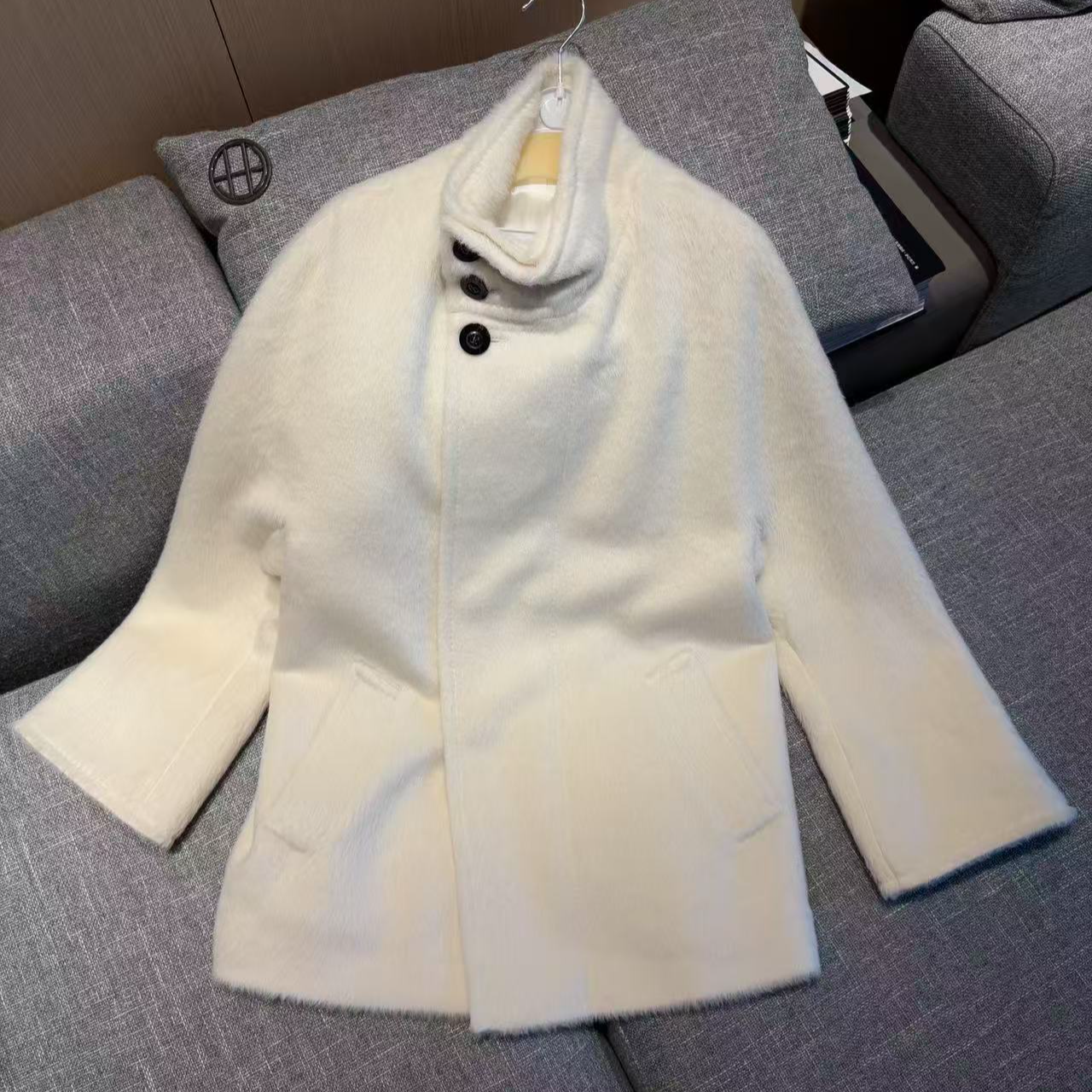 【妍妍粉丝专享】秘鲁骆马绒顶奢御用·立领中长款大衣116E1012,女装/女士精品,大码呢大衣,淘宝优惠券,粉丝福利购,淘宝优惠卷