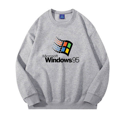 Windows95电脑系统加绒圆领卫衣