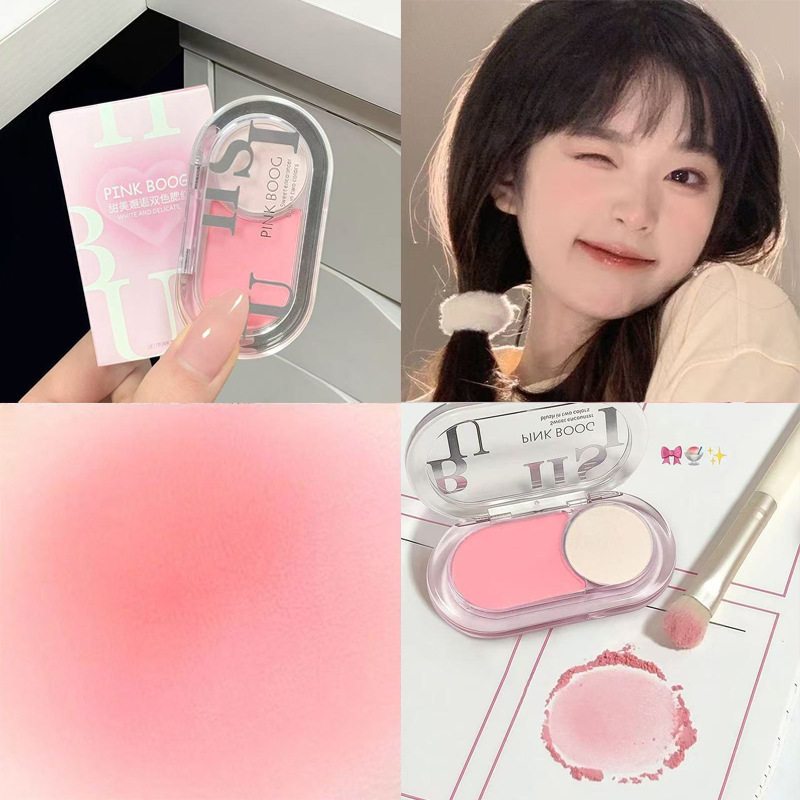 PINKBOOG甜美避逅双色腮红盘