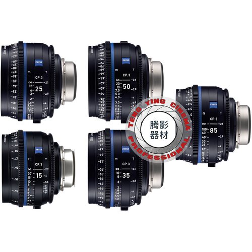 出租租赁蔡司cp3电影定焦镜头出租 15 25 35 50 85mm EF卡口租赁