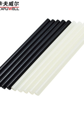 卡夫威尔 热熔胶枪胶棒10支装黑白各5支直径11mm长度200MMOT2809