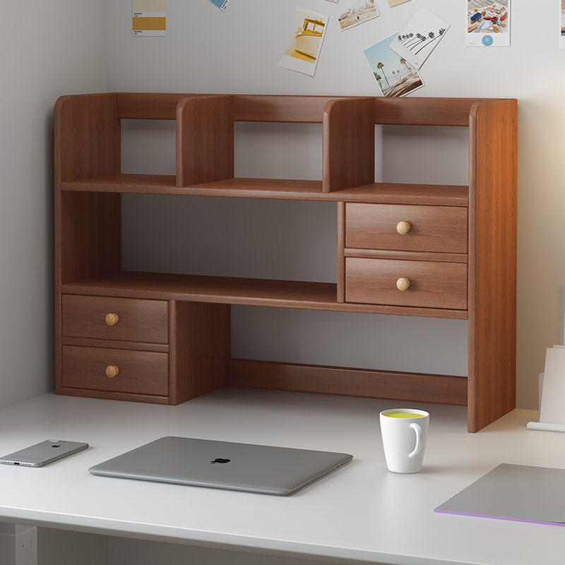 桌面书架桌上置物架办公室工位简约展示柜学生储物柜分层收纳柜子