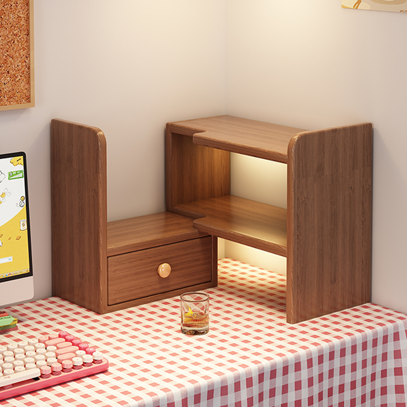 小书架桌面置物架客厅转角桌上分层架学生宿舍书桌收纳架简易书柜