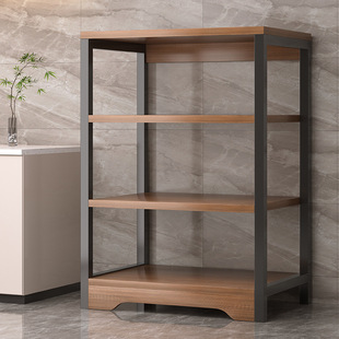 书架落地置物架桌旁收纳架办公室角落多层展示架子小型简易矮书柜