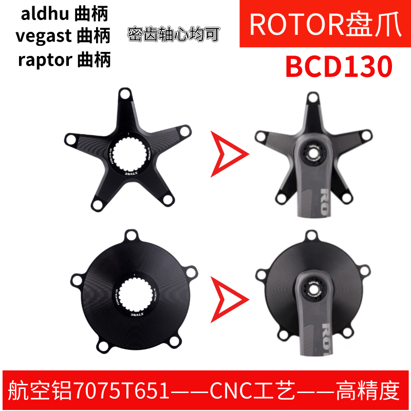 rotor曲柄用盘爪BCD130单盘双盘