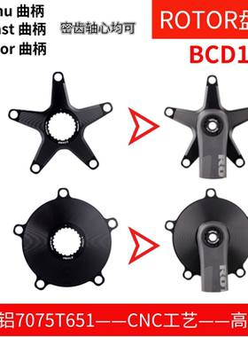 STONEDW ROTOR新款曲柄密齿轴心用BCD130盘爪kapic aldhu vegast