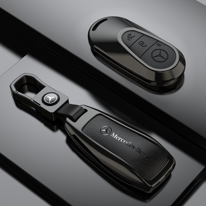 奔驰C级 E 级 S 级 GLC GLE 金属钥匙壳全包防摔高档车用保护壳扣
