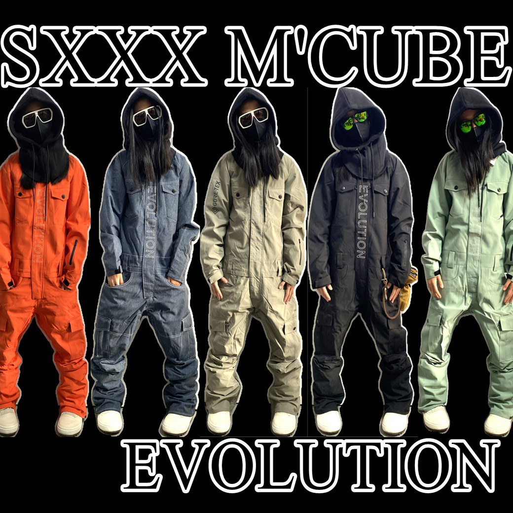 SXXXMcube情侣男女连体滑雪服