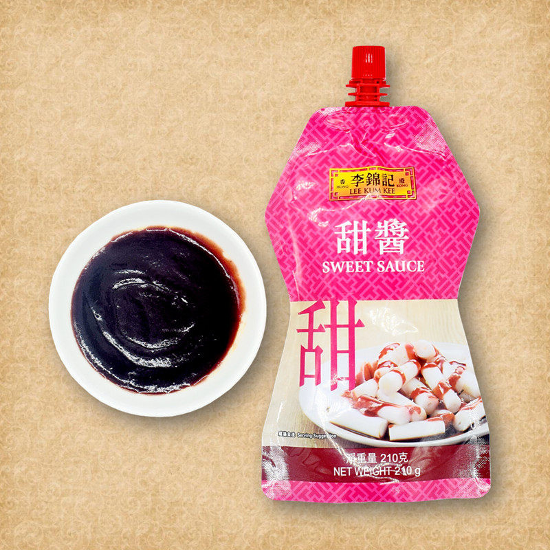 港版李锦记甜酱袋装210克Sweet Sauce调味蘸点酱料挤压瓶-鼠源