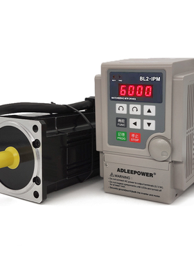 台湾无刷电机AM-370H配驱动器BL2-104H交流220V调速高速6000转