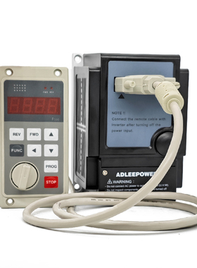 ADLEEPOWER爱德利变频器220VAC AS2-107R 1HP 0.75KW变频调速器