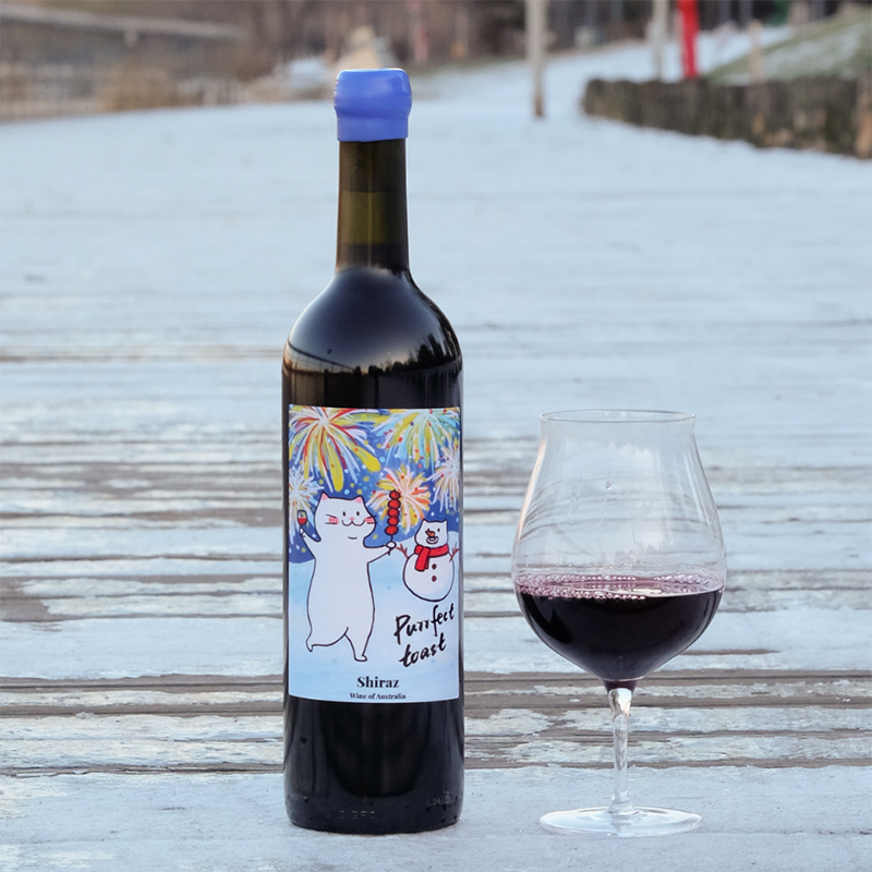 巧克力樱桃香！酒猫子西拉干红葡萄酒澳洲进口干型微醺晚安酒红酒