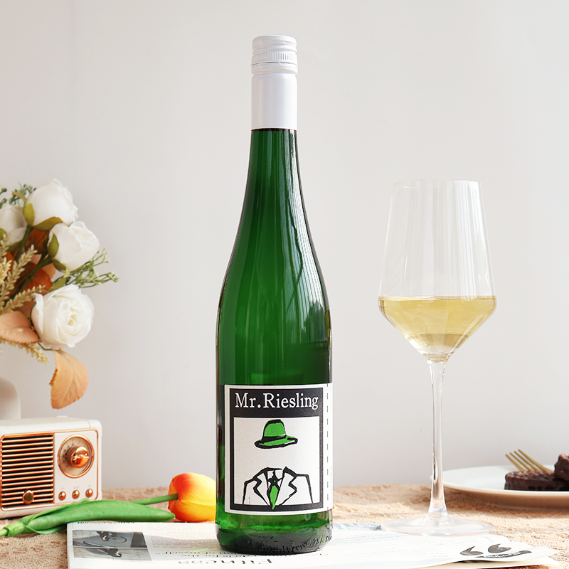 德国幸运先森雷司令半甜白葡萄酒莱茵黑森进口riesling微醺果红酒