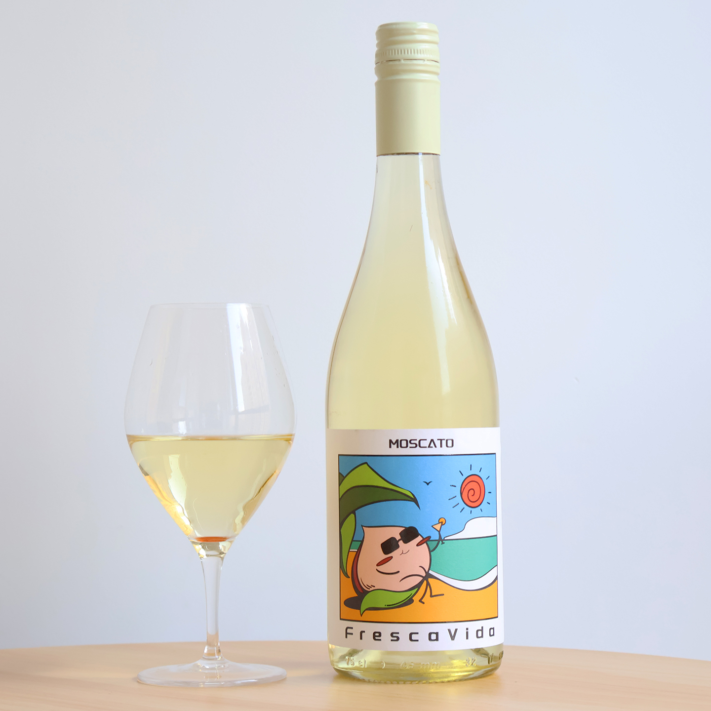 蜜桃柑橘小白花西班牙进口莫斯卡托甜白起泡葡萄酒气泡微醺甜果酒