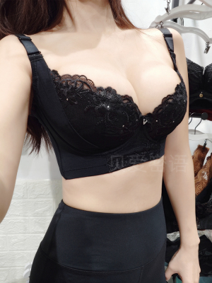 收副乳腋下软钢圈五扣文胸