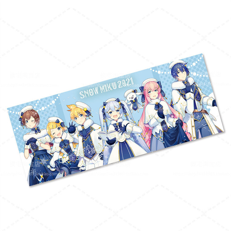 ◆模宅◆日单 初音未来 SNOW MIKU 2021 卡通周边限定款面巾/毛巾