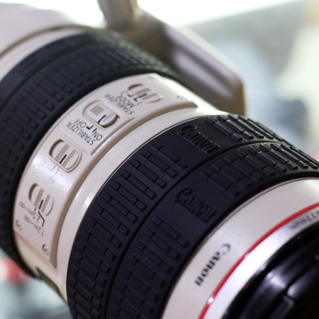 佳能小白兔70-200F2.8L IS  III代通用100-400L镜头胶圈保护圈