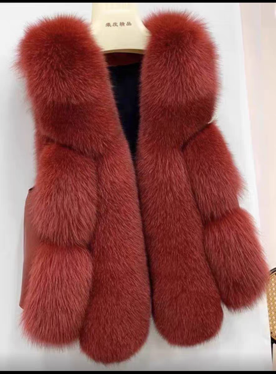 火热2025新㱁仿皮草毛毛女短外套时尚坎肩整皮修身保暖加厚马夹潮,女装/女士精品,皮草,淘宝优惠券,粉丝福利购,淘宝优惠卷