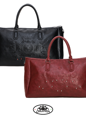 ChillHigh秋高广顺联名四海一家皮革斜挂手提大容量旅行健身包