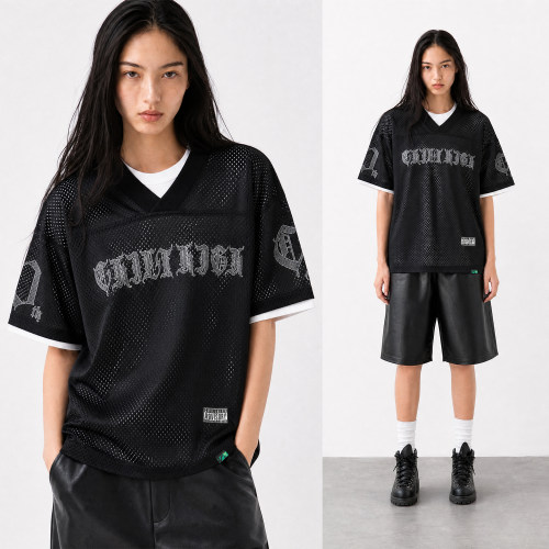 BOXY短宽网眼美式冰球服速干透气