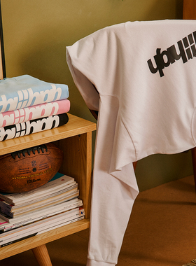 Chillhigh基础款logo情侣欧美潮牌纯棉长袖T恤男女宽松打底衫春秋