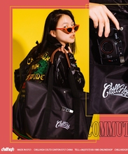 Chillhigh 新品PVC彩色拼接休闲手提单肩旅行包托特包情侣款