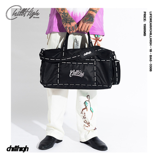 ChillHigh 休闲街头出游斜挂手提旅行大容量棒球运动桶包 新品