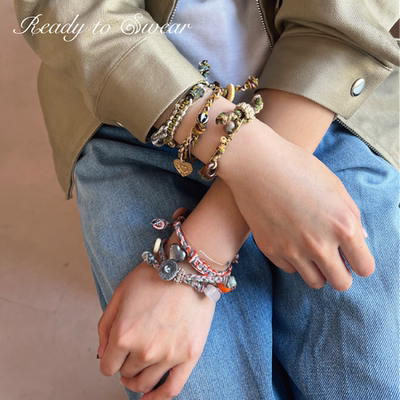 天然石祈愿编织手工串珠手链手绳