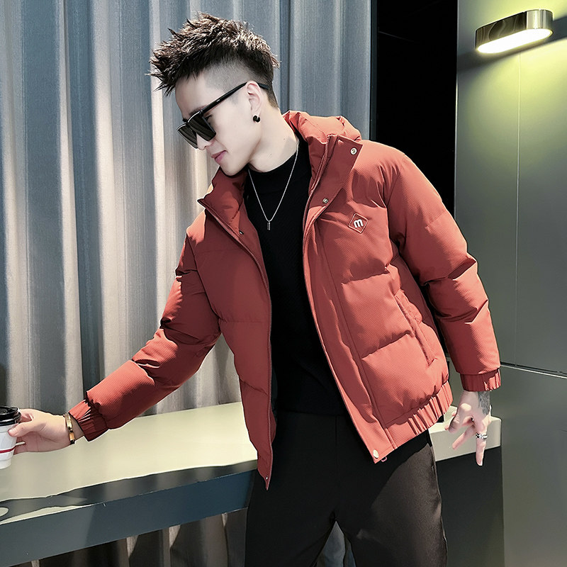 小伙 2025冬装加厚男士连帽棉衣外套  F95-P138 控178图片