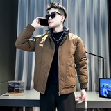 小伙2025冬装加厚设计男士皮棉衣外套F125-P138控178黑色，男装棉衣，电商D313