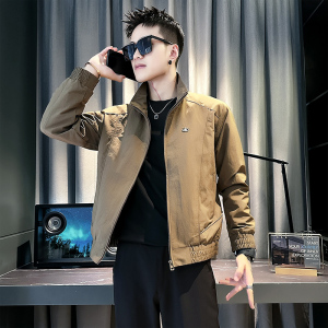 社会小伙 秋装新款男时尚夹克男外套  J231-P98 控138  黄色图片
