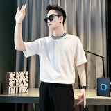 小伙2025夏款新款男士短袖T恤ins半袖上衣TX223-P58控78咖色，商品下架区，电商D313
